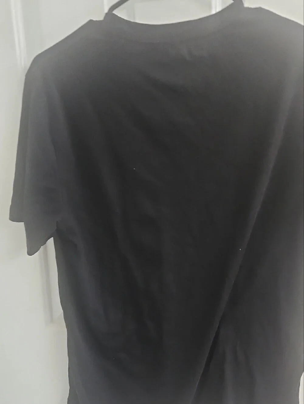 True Religion Black Tee with White Logo Graphic